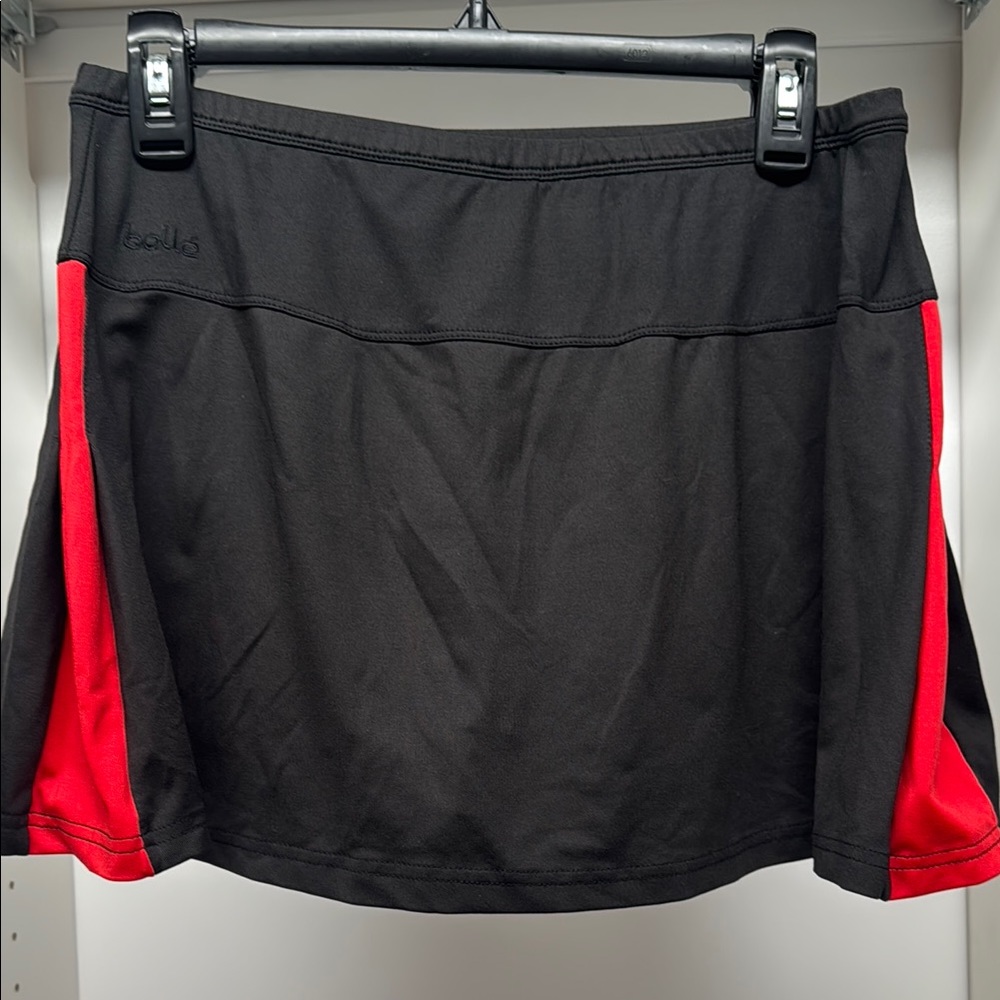 Bolle Black and Red Athletic Skirt